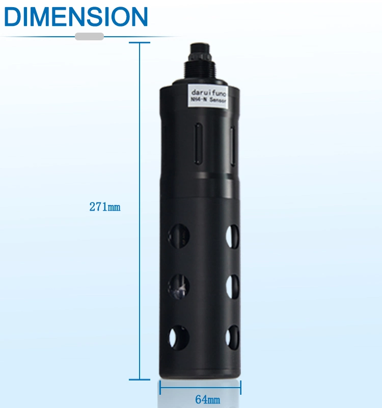 Integrate pH Nh4 Testing Analyzer Sensor with Self-Cleaning Brush