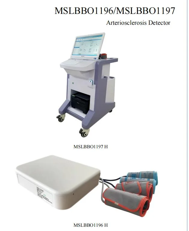 Portable Arteriosclerosis Detector for Comprehensive Evaluation of Arterial Elastic Function and Myocardial Oxygen Supply and Demand