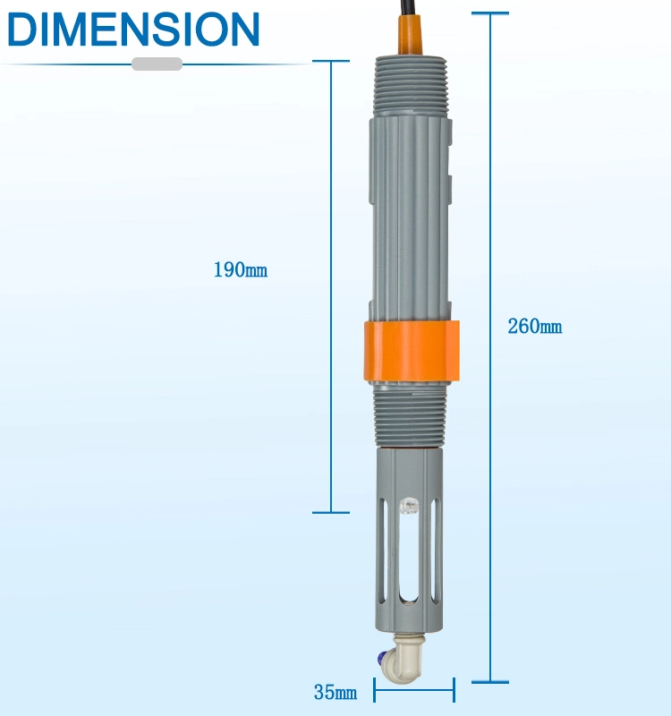 Industrial Online Automatic Self Cleaning Water pH/ORP Sensor