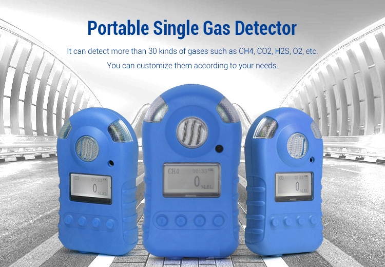 Oxygen Gas Analyzer Hydrogen Sulfide Gas Detector Portable Single Gas Detector