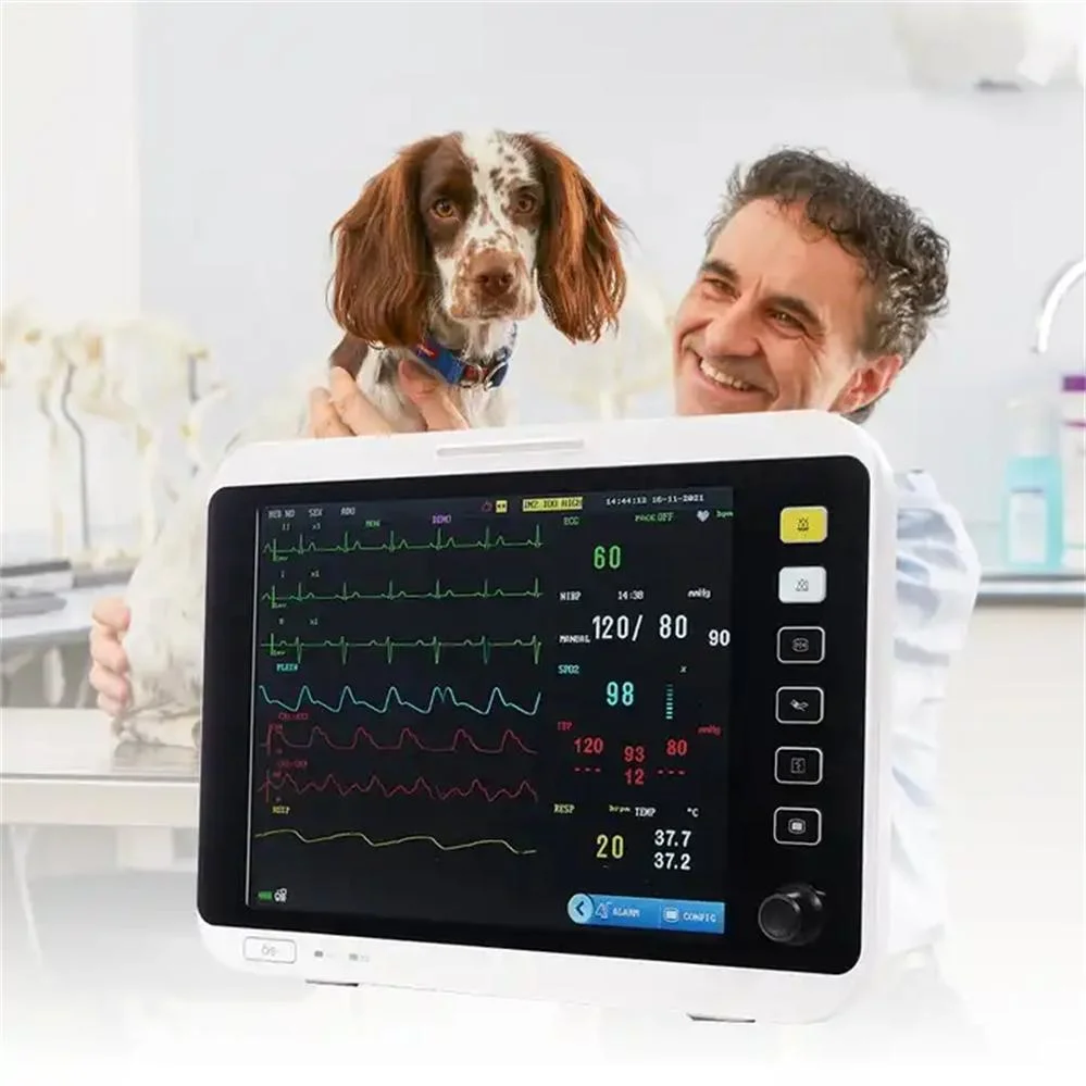 Hot Sale 6 Multi-Parameter Digital Pet Health Monitor with Etco2 for Pet