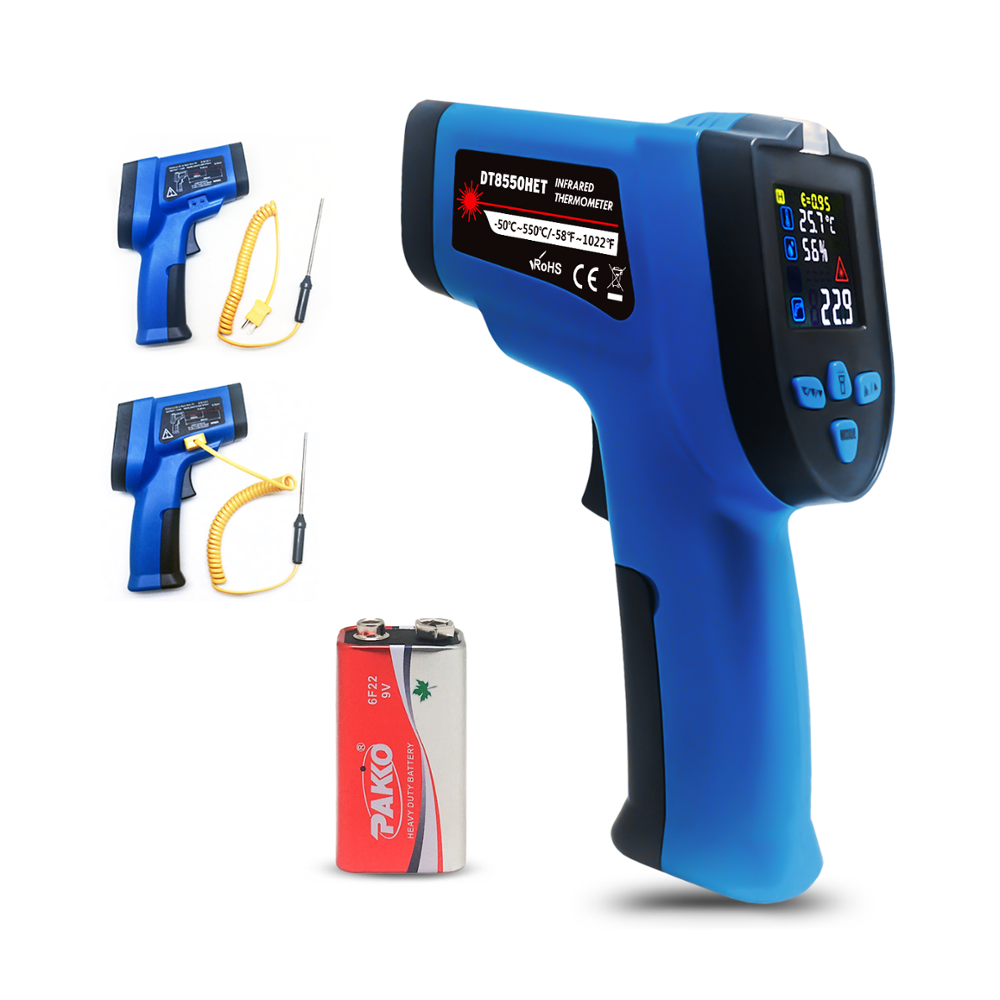 High Quality Color LCD Display None Contact Laser Infrared Thermometer