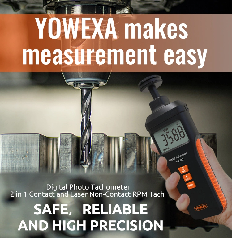 Yw-762f Handheld Non-Contact Optical Tachometer