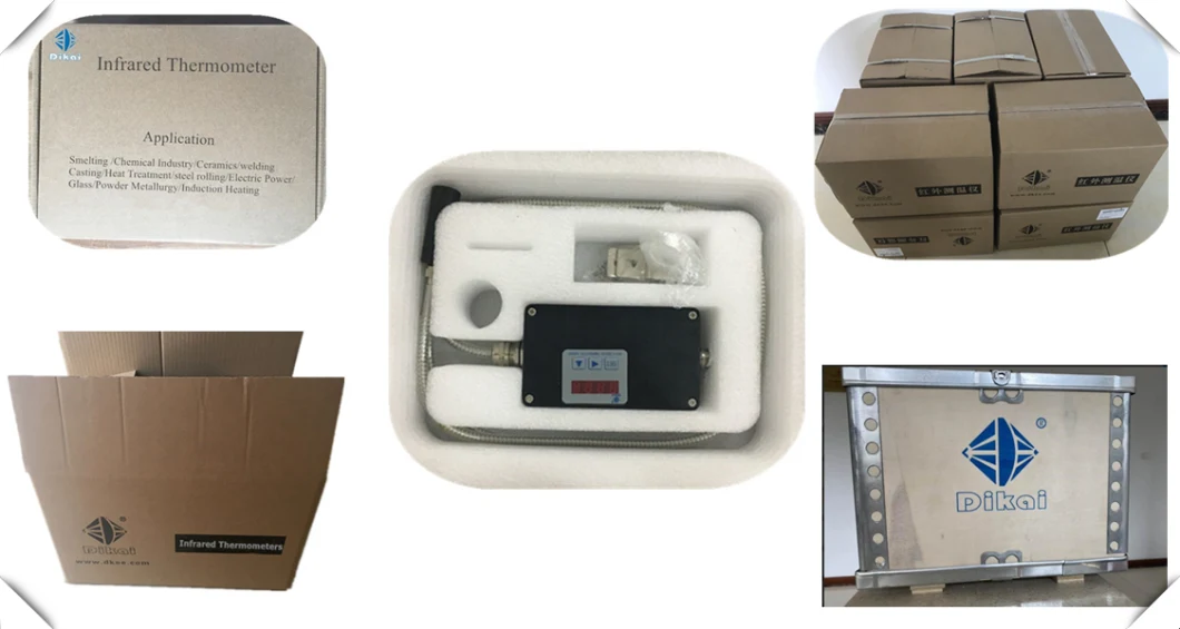 High Temperature Optical Pyrometer for Rotary Kiln / Infrared Thermometer