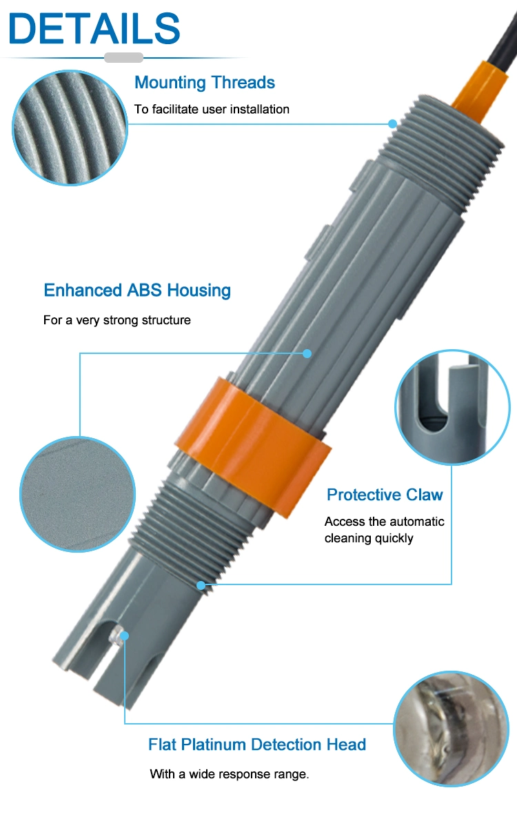 Industrial Online Automatic Self Cleaning Water pH/ORP Sensor