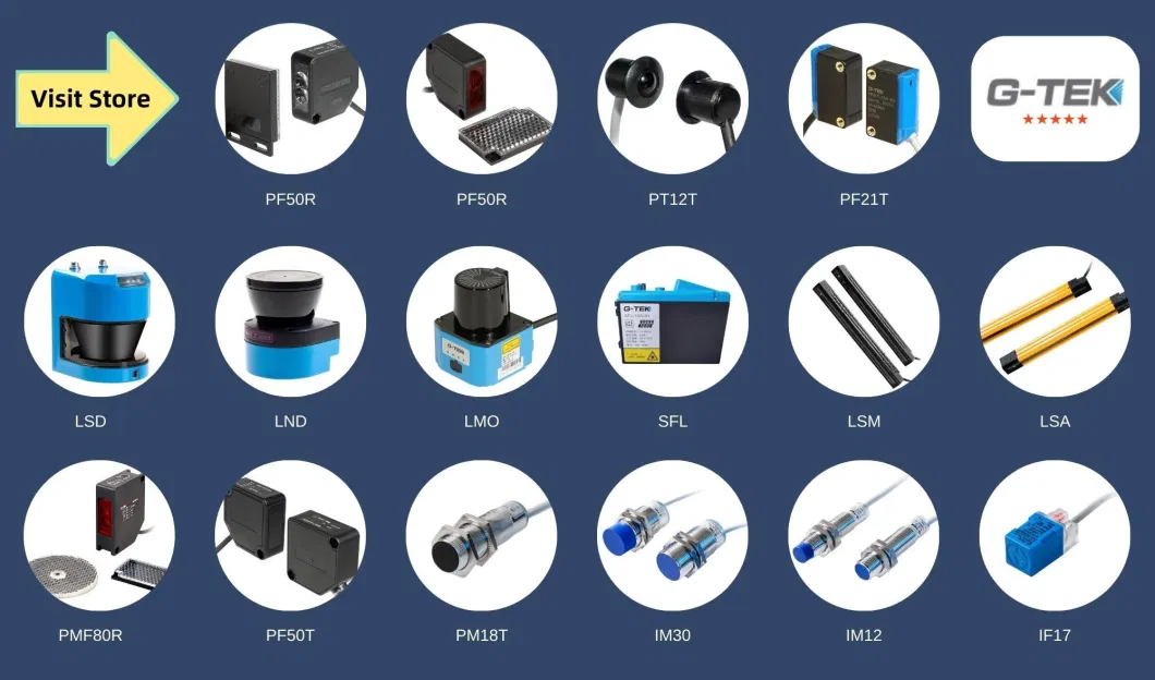 Capacitive Plastic Inductive Proximity Switch for Waist High Optical Turnstile