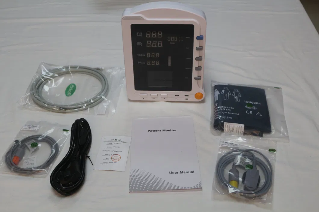 Cms5100 Hospital ICU Ccu Emergency Room Medical Outdoor Portable Patient Monitor