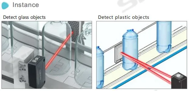 Siron K013 High Precision Sensor Detecting Various Glass and Transparent Objects Photoelectric Sensor