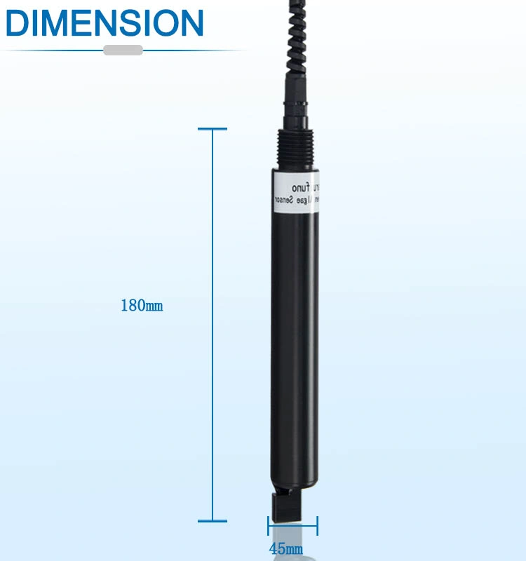 Diameter 45mm Water BGA Electrode pH/ORP Sensor with Automatic Cleaning Brush