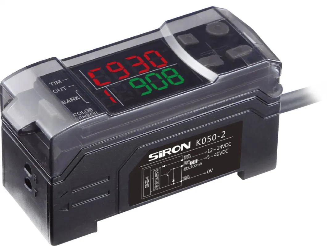 Siron Color Sensor NPN/PNP Stable Detection of Nearly 1000 Colors