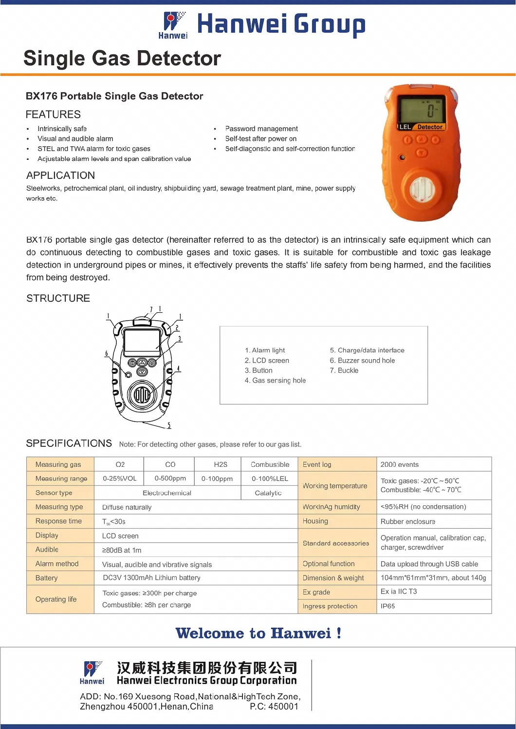 Digital LCD Display Sound Light Alarm Portable O2 Gas Detector Oxygen Detector with 0~30%Vol