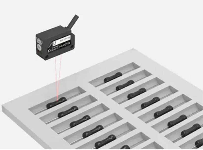 Square Diffuse Reflection Laser Sensor with Background Suppression