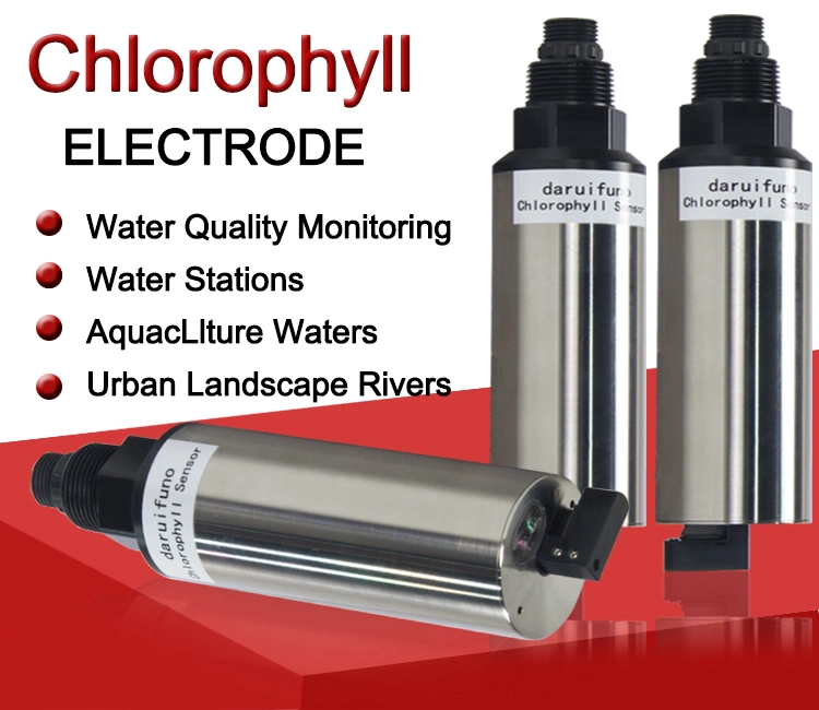 Digital Chlorophyll Electrode Chlorophyll Sensor with Fiber-Optic Structure