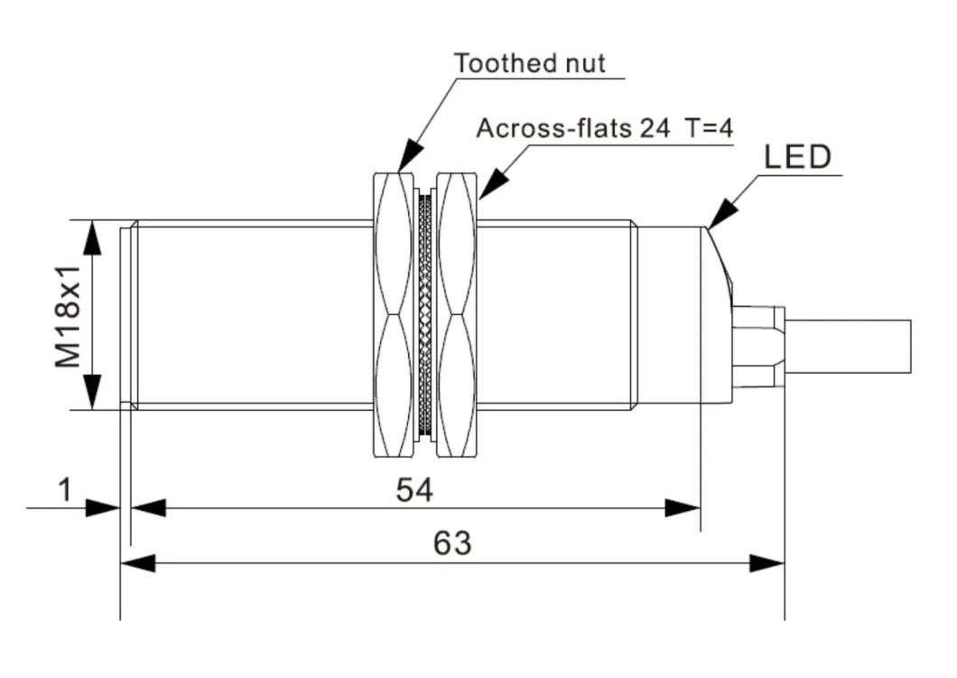 Industrial Based Proximity Sensor Factory Object Detection Metal Current Sensors