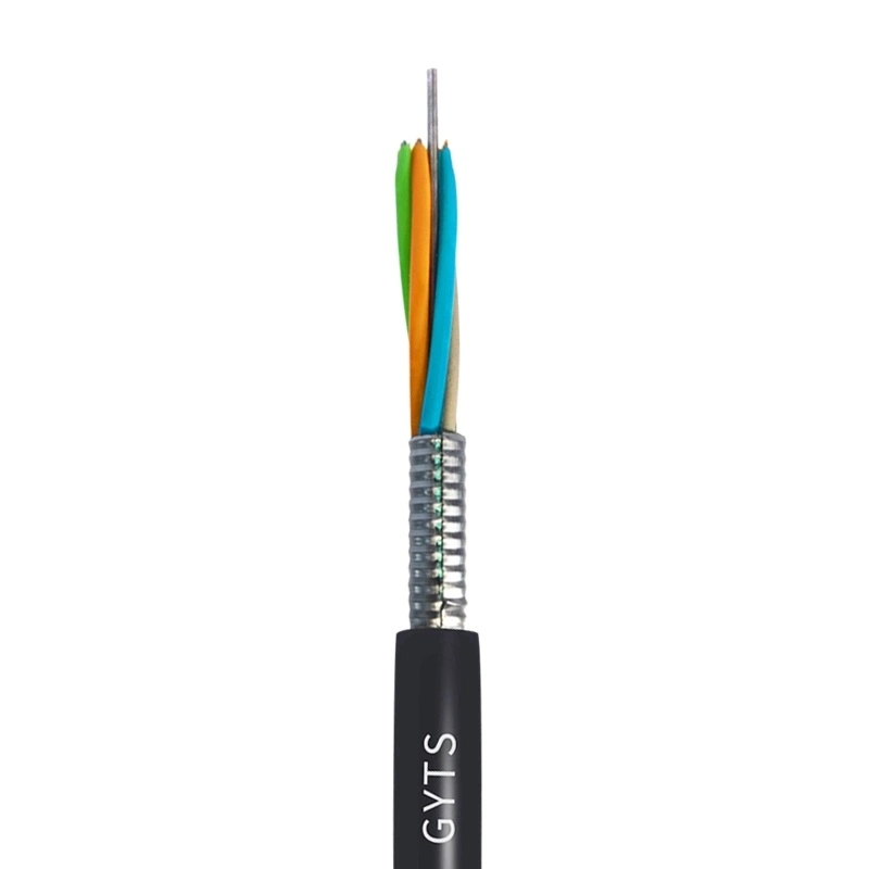 Outdoor/Indoor Sm/mm Optical G652D/G657A1 ADSS TPU Fiber Optic Drop Cable