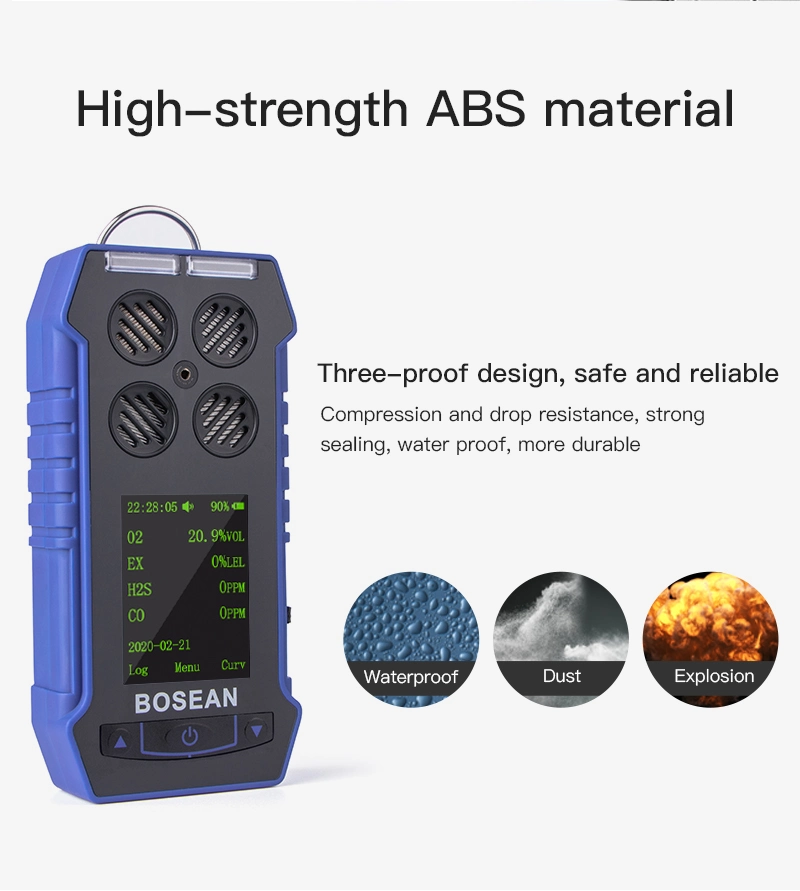 Boean Personal Portable Ozone Gas 4 Gas Detectors Hf Detector Microwave Leakage Detector IP Testing Equipment Water Pipe Sensor
