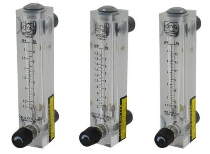 Panel Mount Acrylic Flowmeter-Air Flow Meter-Glass Rotameter-Oxygen Flow Meter