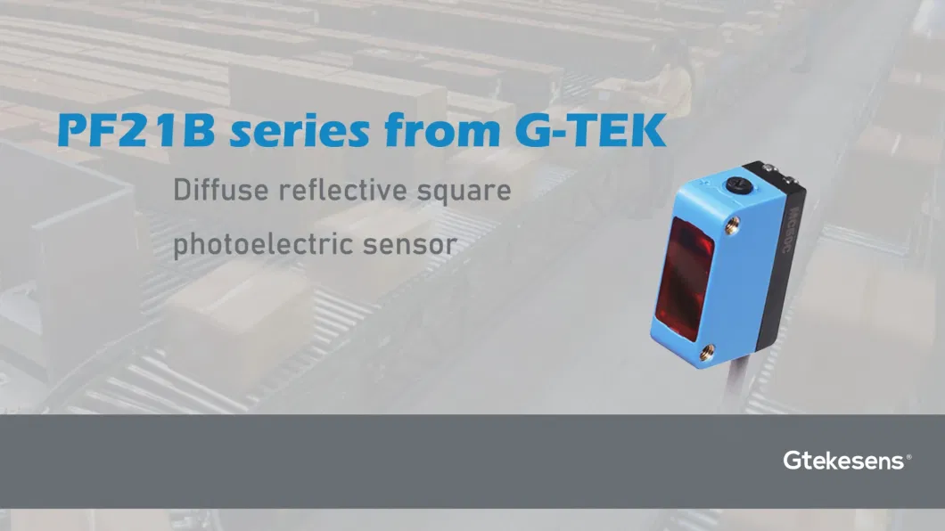 Durable PF21b Diffuse Reflective Optical Sensor for Logistics Automation