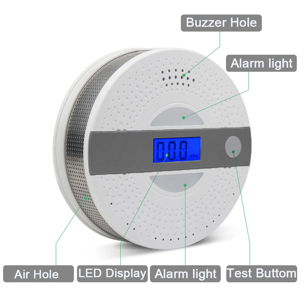 2022 New Arrival Home Security Fire Alarm Smoke and Carbon Monoxide Gas Alarm Leak Detector Sensor