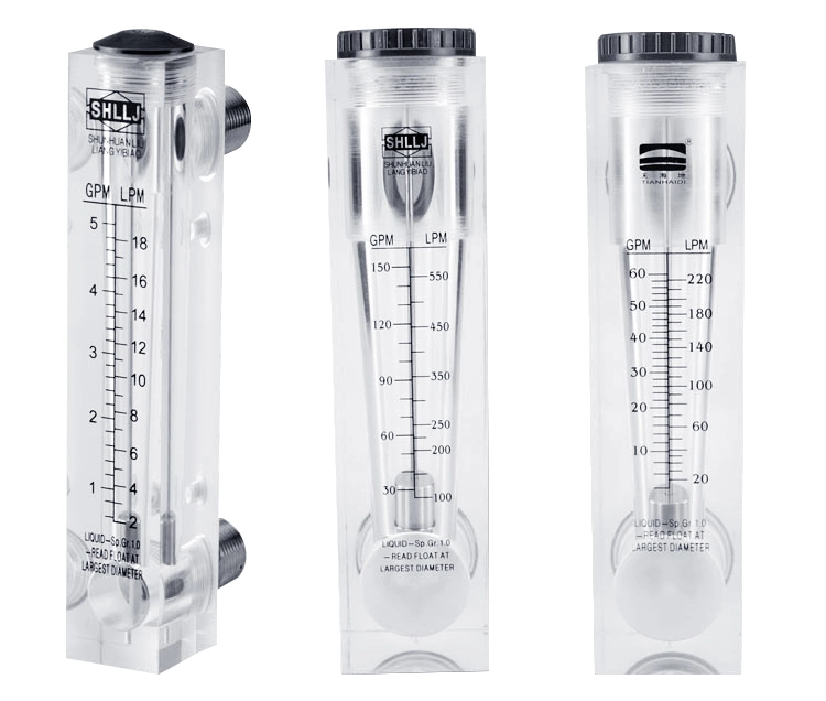 Acrylic Rotameter Panel Mount Air Flow Meter Gas Flow Meter Lab Oxygen Ar N2 Flowmeter