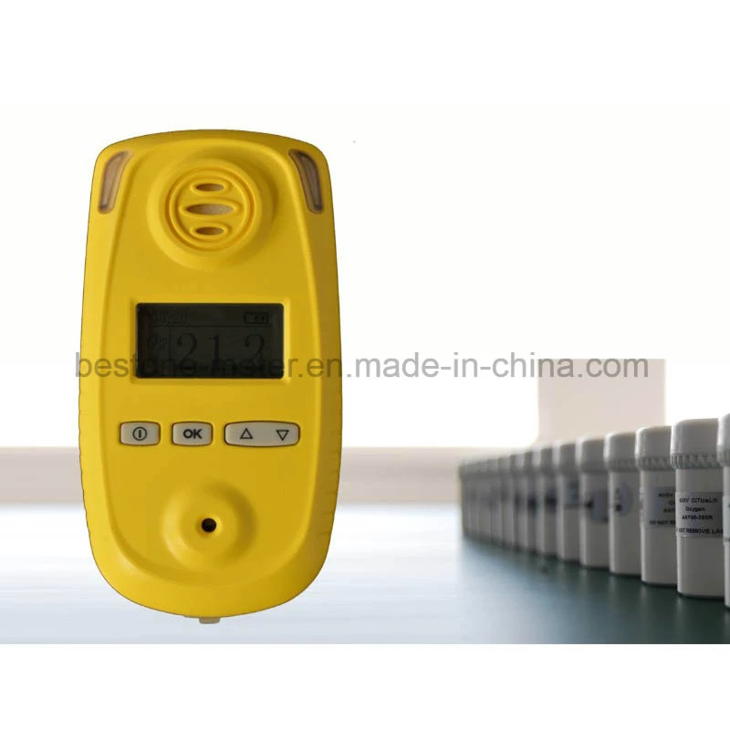Portable Single Gas Detectors, Oxygen Meter, Air Oxygen Measurement Device, Range (0.0~30.0) %Vol; with 0.1%Vol, Model Sao2-30