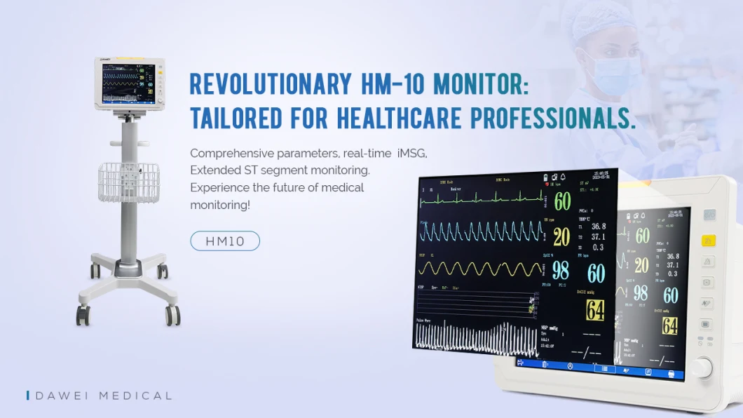 12.1 Inch Good Quality Hospital NIBP ECG Patient Monitor for Operating Room
