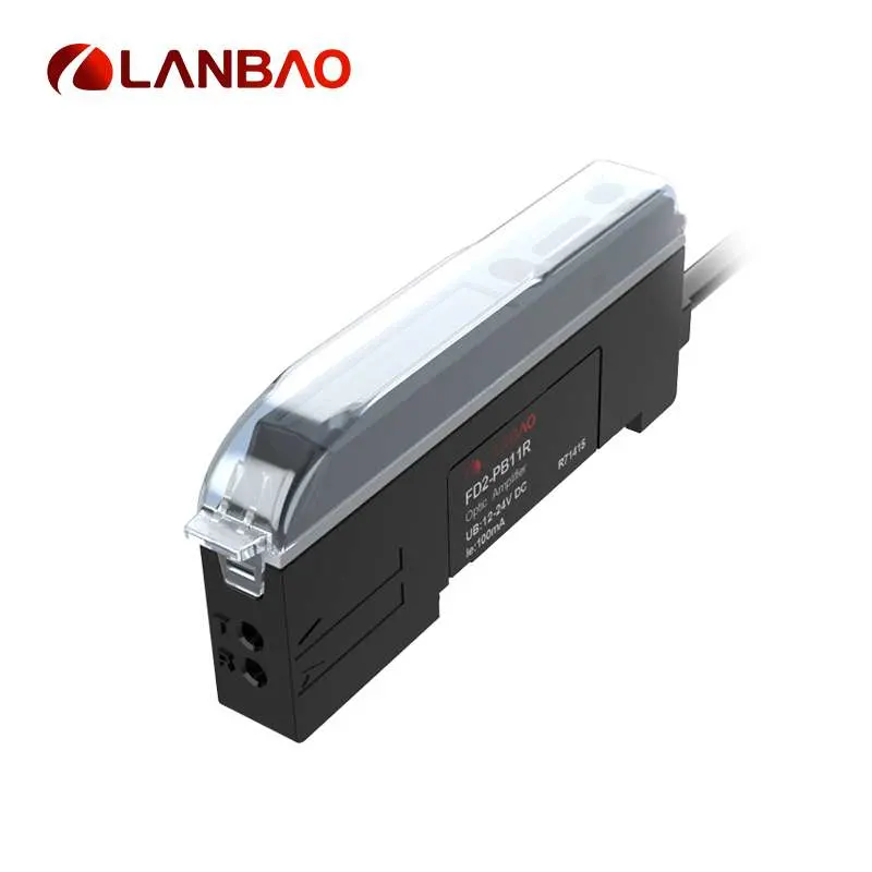 Lanbao Hot Selling Fd2 Digital Display Position Fiber Optic Amplifier Sensor