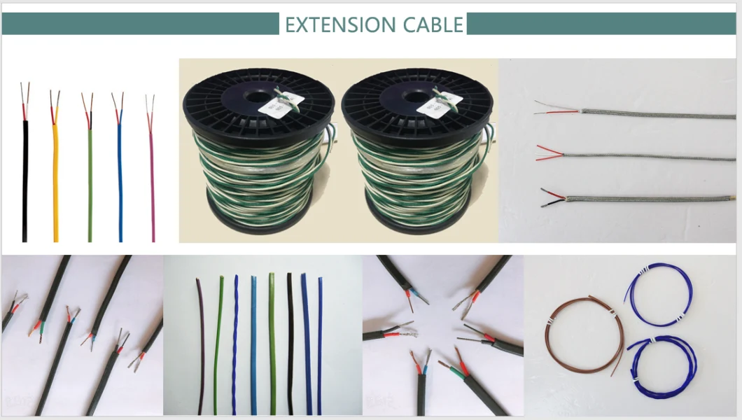 High Temperature Silica Fiber 1000 Degree C Insulated Thermocouple Cable