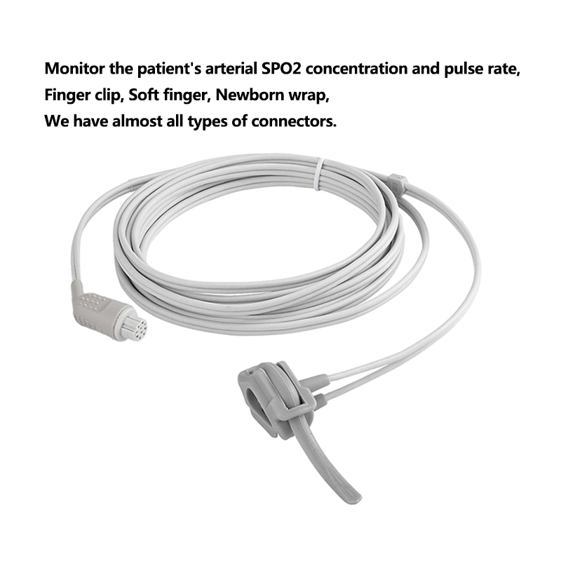 Ge-Med Datex 10 Hole Neonate Wrap Reusable SpO2 Sensor 10 FT