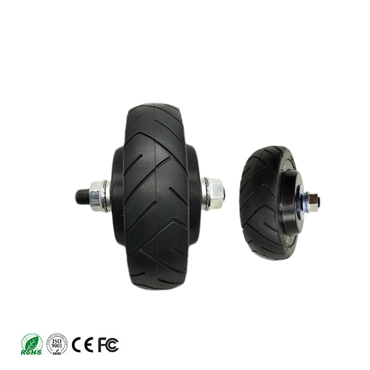 5.5&quot; 5.5 Inch Hub Motor 24V 400rpm 60kg Agv Load Electric Hub Motor Wheel with Optical Incremental