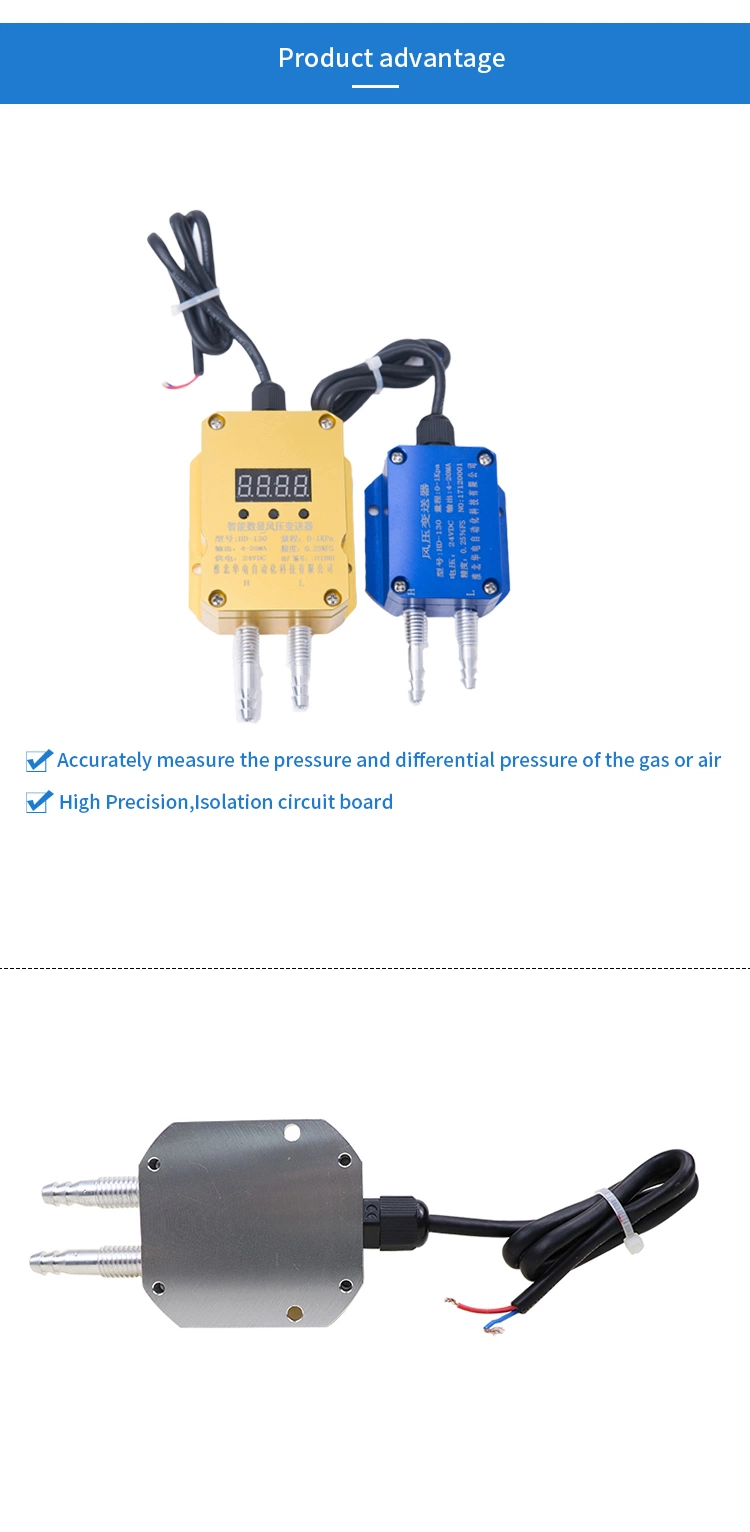 Wind Oxygen Profibus-PA Differential Level Pressure Sensor for Air Gas Liquid