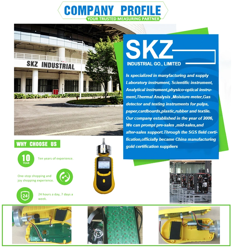 Skz1050c Explosion-Proof Oxygen Carbon Dioxide O2 CO2 2 in 1 Portable Multi Gas Detector