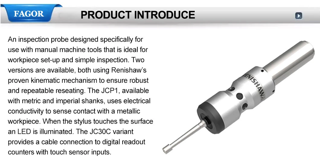 Renishaw Optical Machine Probe Job Contact Probes for Manual Machine