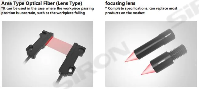 Siron K009 Through-Beam Fiber Optic Sensor Diffuse Reflection Sensor Quick Response Infrared Fiber Sensor