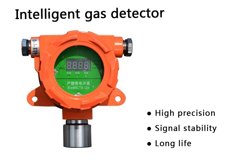 Oxygen Gas Alarm Fixed Gas Leak Detector Monitor Ya-D400