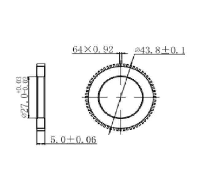 Electric Forklift Golf Club Car Spare Component Optical Motor Encoder Spi-5dt. 400.001