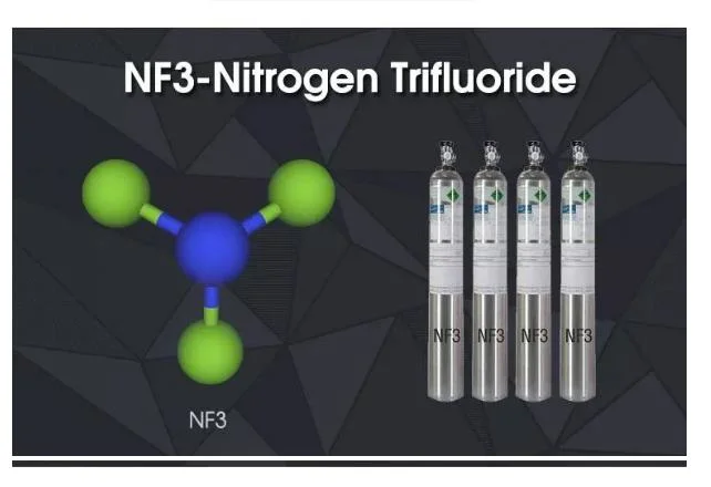 Etching Gas High Purity Semiconductor Industry Usage NF3 Gas Nitrogen Trifluoride