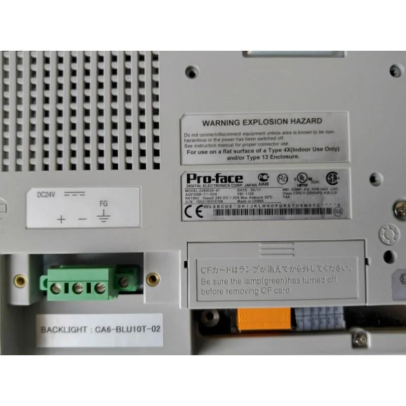Original New Gp3000 Series Proface HMI Touch Panel AGP3500t1d24 AGP3500-T1-D24