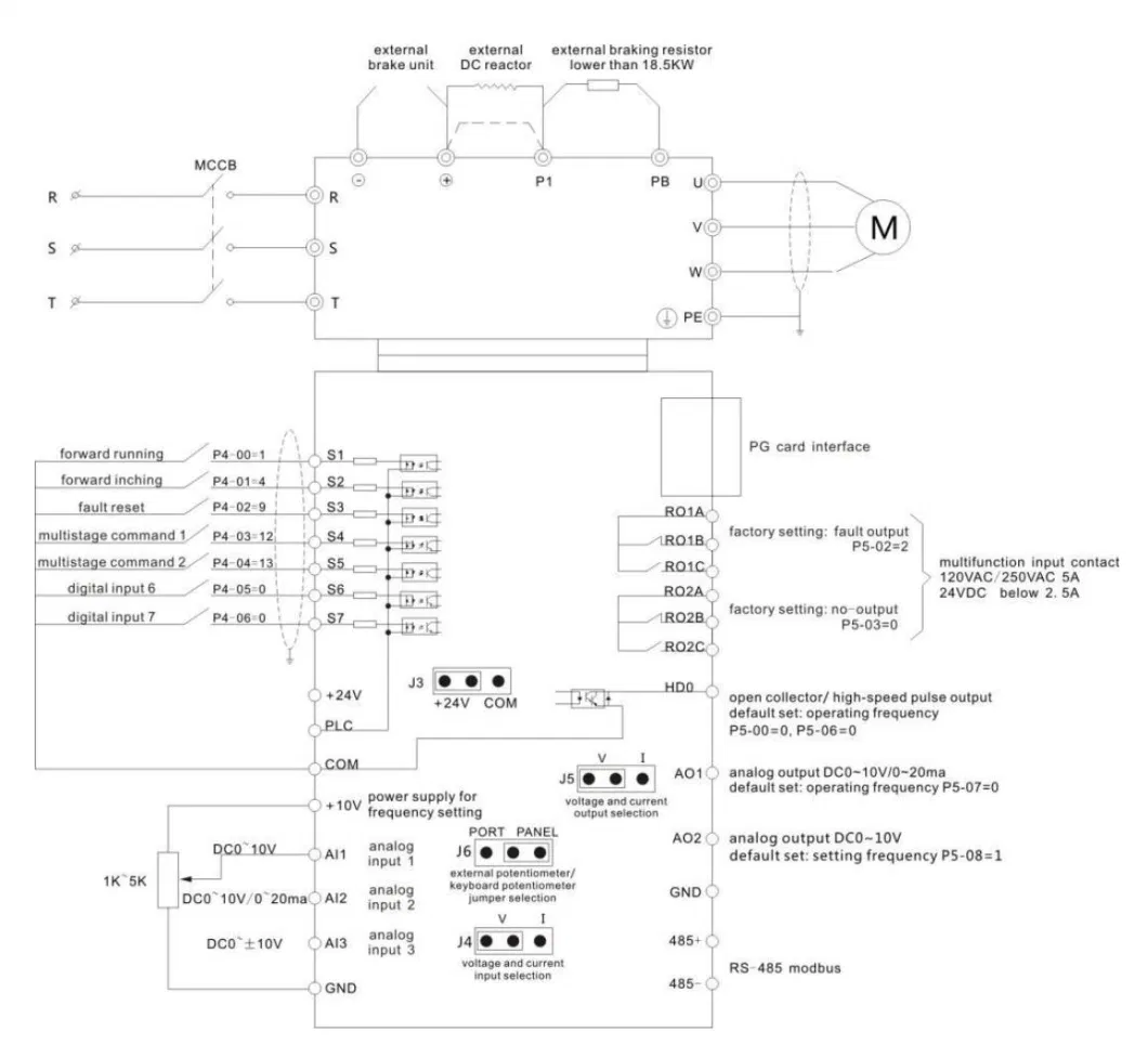 VFD 220V 0.4kw 0.75kw Single Phase Input Single Phase Frequency Inverter