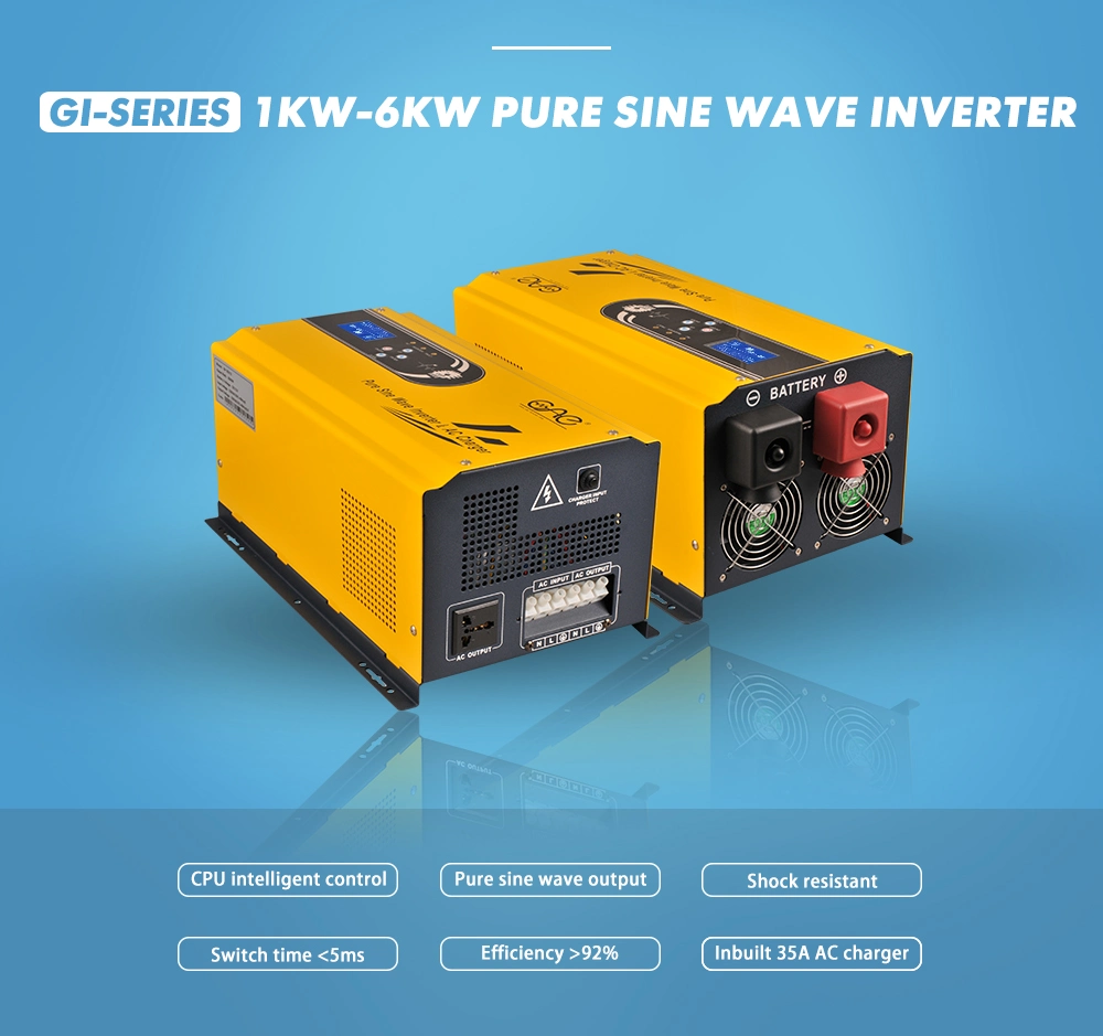 4000W 5000W 6000W 7000W Pure Sine Wave Power Inverter