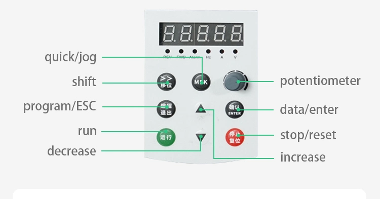 4kw Variable Frequency Inverter of 230V for Motor Speed Low Cost