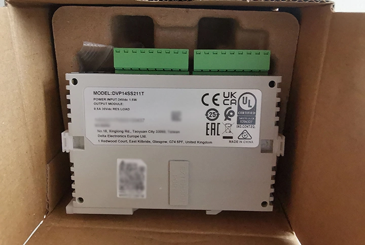 Delta Dvp Series Ia-PLC Dvp04ad-S, Dvp14ss211t, Dvp08sm11n Electronics/Industrial Automation Programming Controller Module Delta PLC