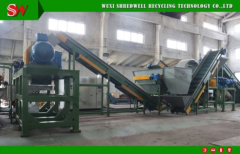 Siemens PLC Control for Crumb Rubber Plant Shredding Scrap Tire System