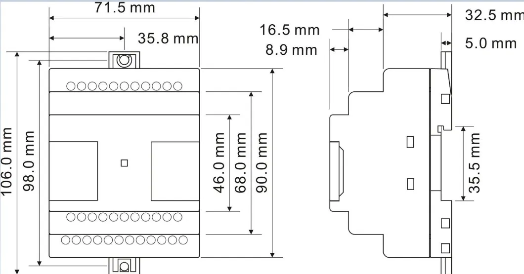 DC Pure Input Expansion Module for Pr Series Programmable Logic Controller PLC for Intelligent Control Pr-E-DC-16in