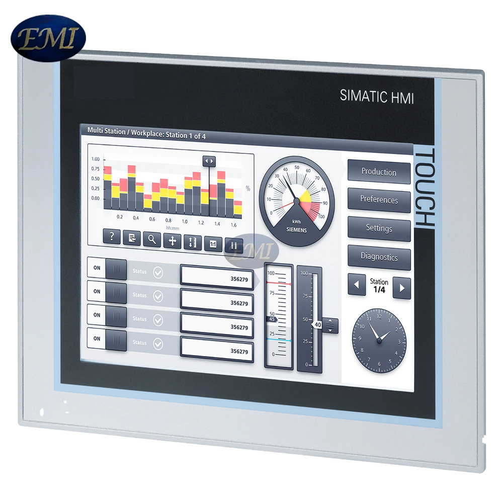 6AV2124-0jc01-0ax0 Original Packaging Genuine PLC Simatic Tp900 Comfort Panel Touch Operation 9in Widescreen TFT Display HMI 12 MB Configuration Memory