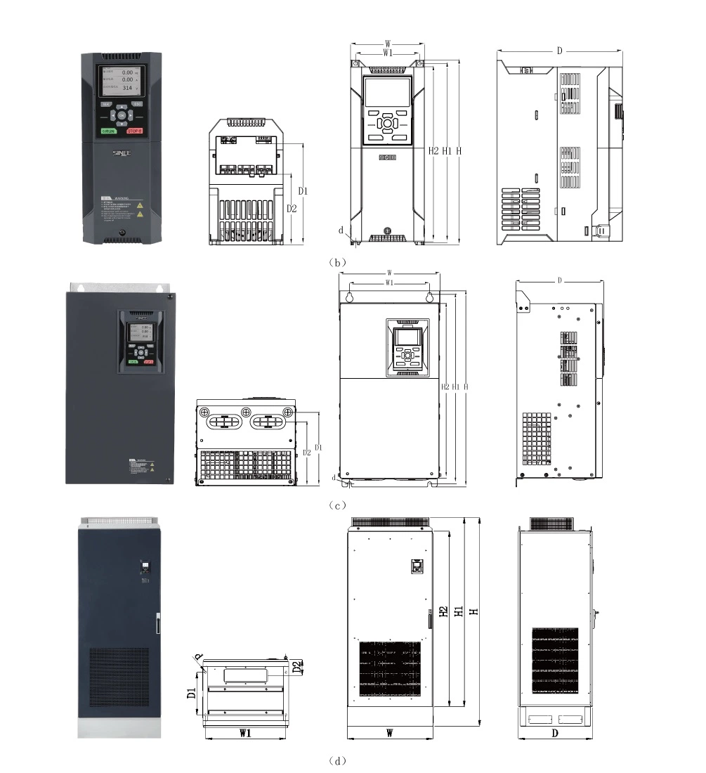 Closed Loop 3 Phase VFD 0.75kw to 800kw Lift VFD Inversor AC Drive Variable Frequency Drive Frequency Inverter Frequency Converter for Motor Speed Control