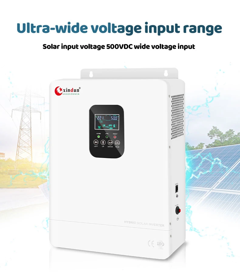 1kw 2kw 3kw 4kw 5kw 6kw 24V 48V Pure Sine Wave off Grid Hybrid MPPT Solar Power Panel Inverter