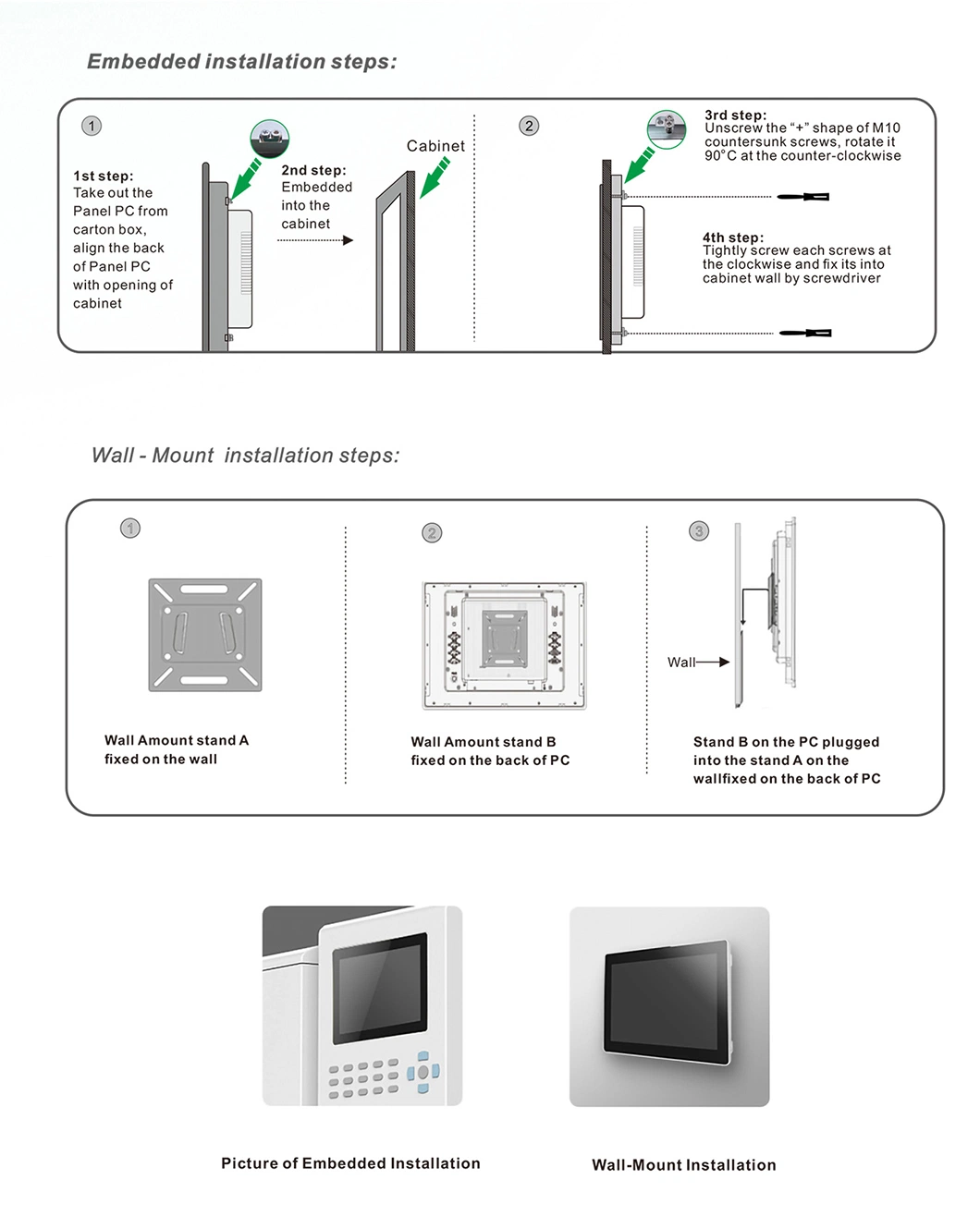 15 Inch Industrial Control Panel Resistive Touch Screen Embedded Industrial Panel Display IP65waterproof&Dustproof HMI Industrial Tablet LCD Monitor