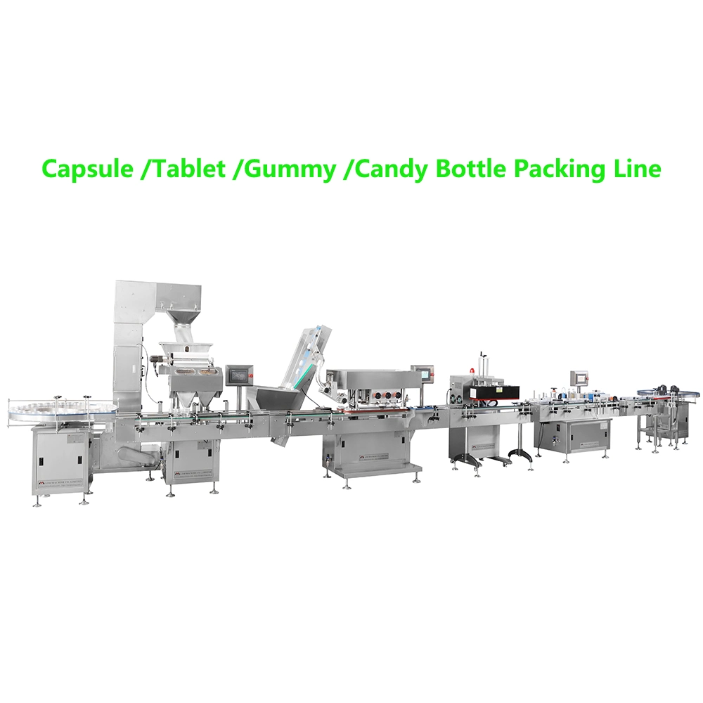 PLC Multi Channel Trays Feeding Counter Three-Level Vibration Soft Gel/ Vitamin Tablet/Candy/Gummies/Jelly Gummy/Capsule/Pill Vision Sensor Counting Machine