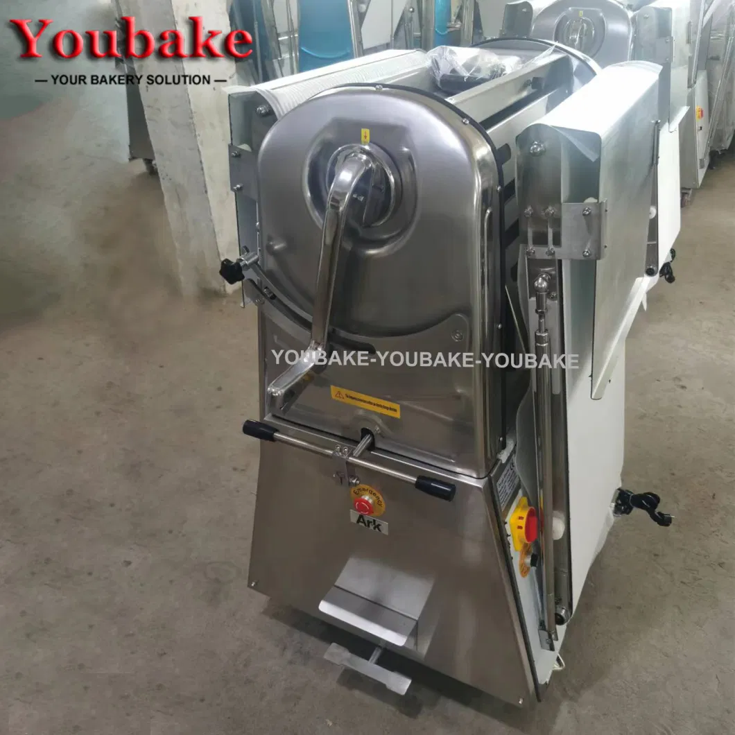 Glead Commercial Automatic Dough Sheeter Pastry Sheeter Stand Type Industrial Roller Width 520mm Digital Control Panel